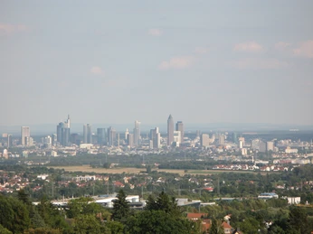 Blick vom Freiturm auf Frankfurt