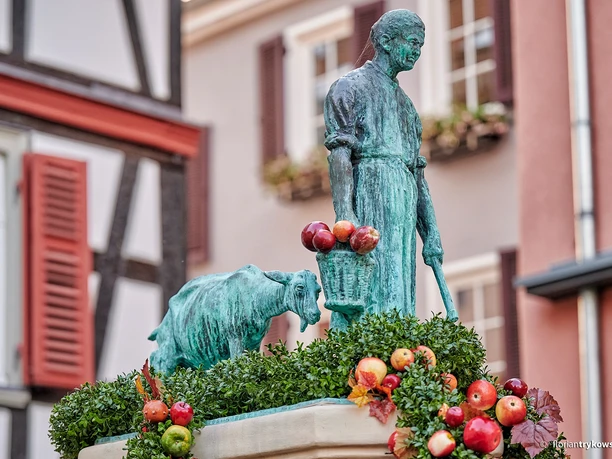 Brunnen in der Kronberger Altstadt