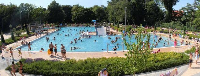 Ein beliebter Familientreffpunkt im Sommer.