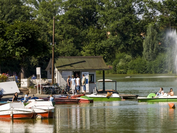 Bootsverleih im Bad Nauheimer Kurpark