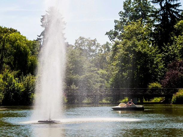 Bootsverleih im Bad Nauheimer Kurpark