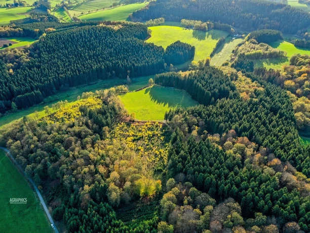 Blick über das Wandergebiet