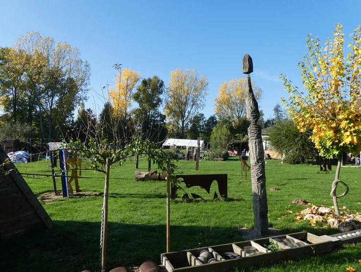 Gelände Barfußpfad