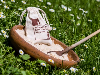 Gesiedetes Salz aus dem Keltenpavillon