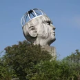 Florian Borkenhagen "Travel a Head" (2001) seit 2003 in Eschborn