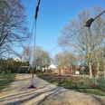 Seilbahnen auf dem Traktorspielplatz