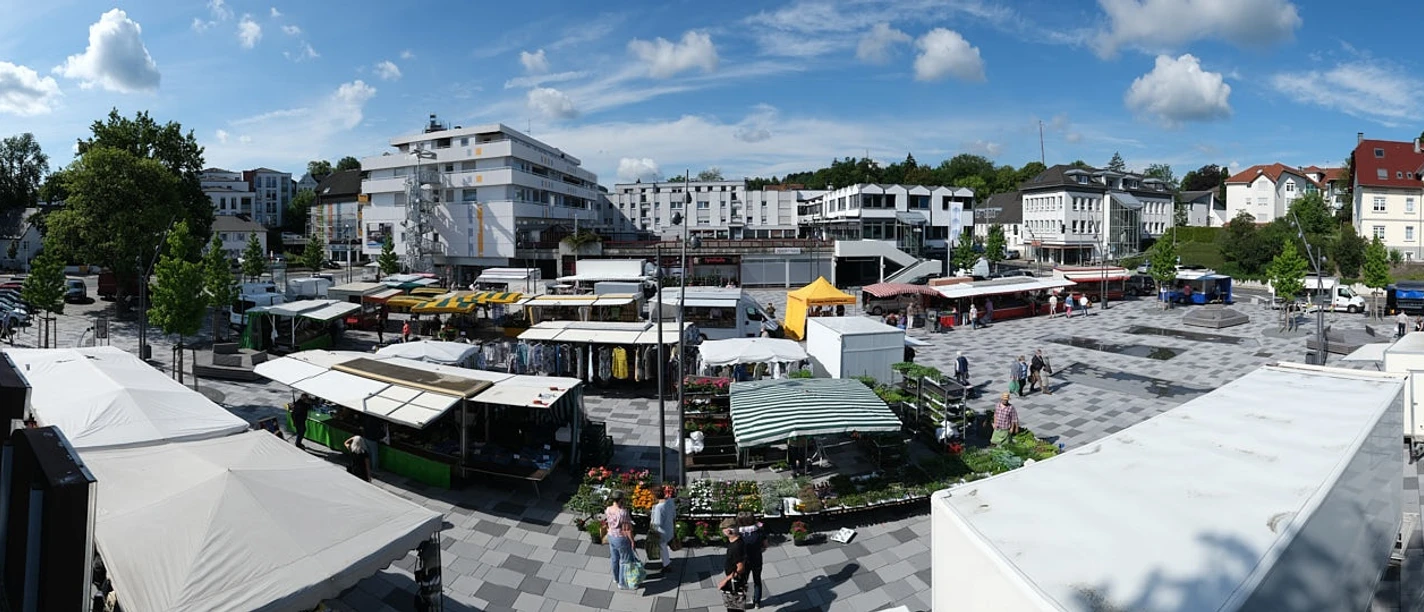 Der Wochenmarkt in Meinerzhagen