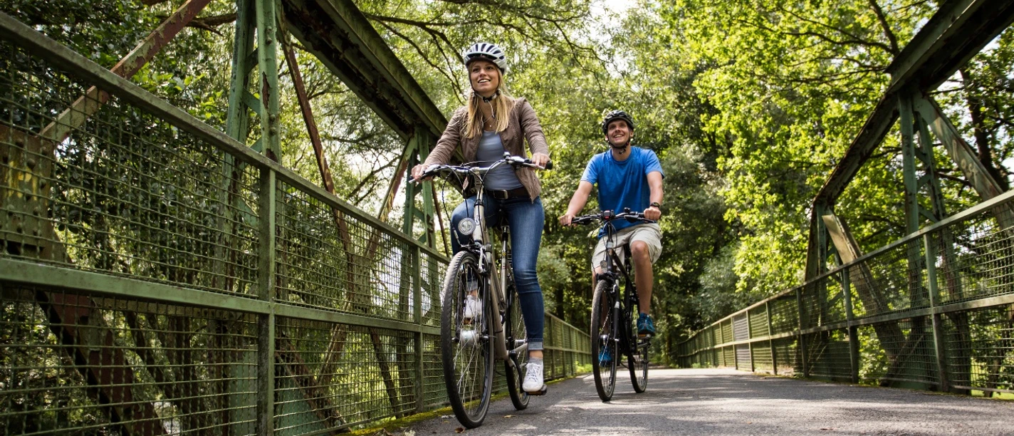 Radfahrer Möhnetalradweg