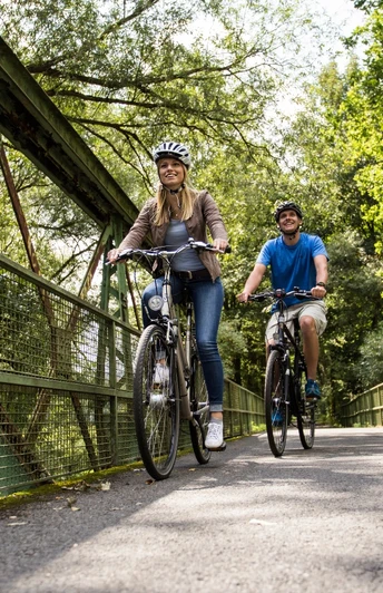 Radfahrer Möhnetalradweg