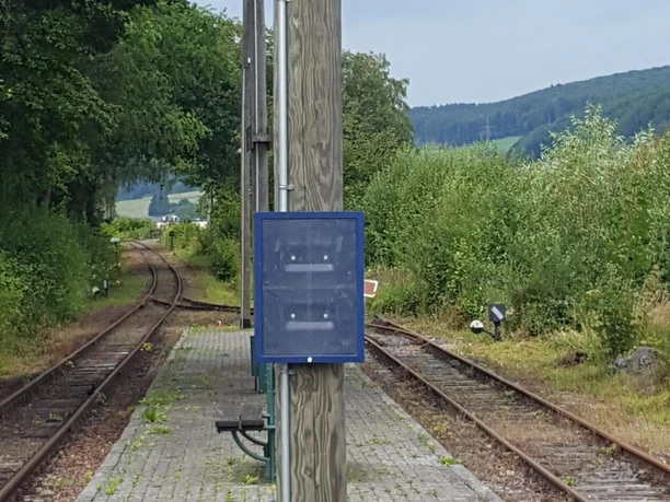 Endstation der Museumseisenbahn "Köbbinghauser-Hammer"
