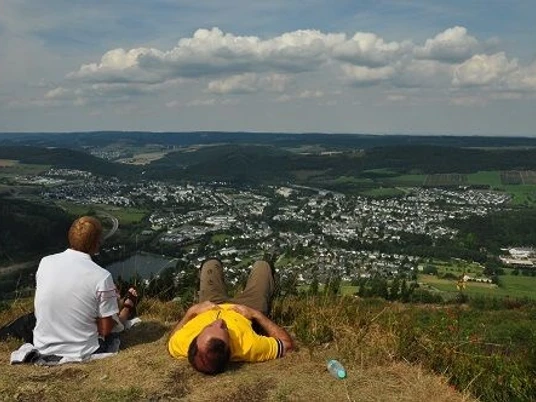 Blick vom Olsberggipfel