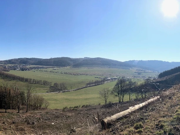 Panoramablick ins Tal
