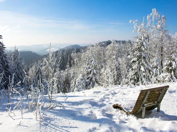 Winterliche Aussicht vom Kahlen Asten