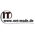Logo NetMade Logo von NetMade, bestehend aus einem großen, roten "IT" und der Website-Adresse in schwarzem Text.