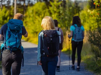 Wandergruppe im Upland