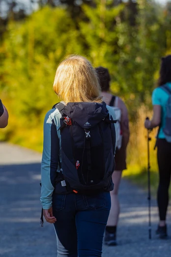 Wandergruppe im Upland