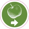 Wegemarkierung Apfel Wegemarkierung Apfel