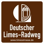 Markierung Deutscher Limes-Radweg Markierung Deutscher Limes-Radweg