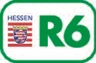 Logo Hessischer Radfernweg R6 Logo Hessischer Radfernweg R6