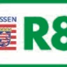 Logo Hessischer Radfernweg R8 Logo Hessischer Radfernweg R8