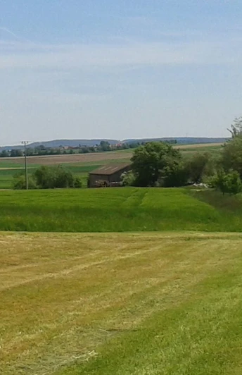 Landschaft entlang der Strecke