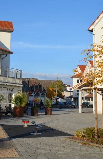 Beginn der Radtour in der Wehrheimer Mitte