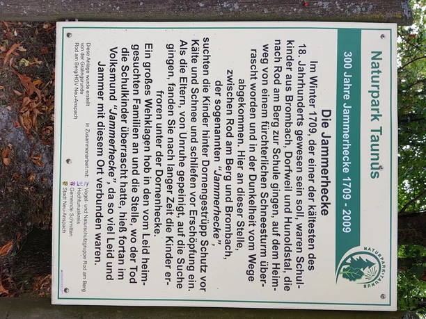 Gedenktafel Jammerhecke