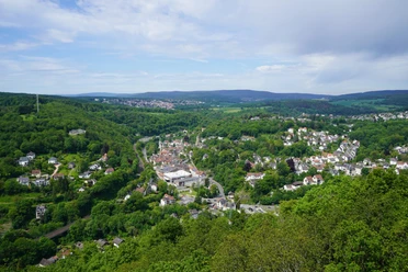 Blick auf Eppstein von der Mendelssohn Gedenkstätte