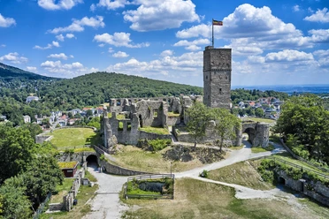 Burgruine Königstein vor dem Falkensteiner Hain