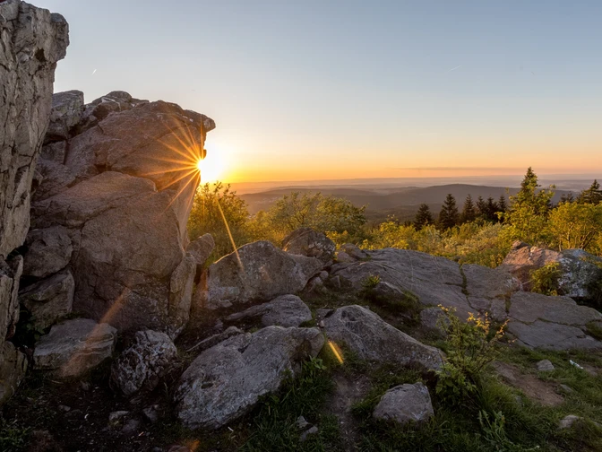 Brunhildisfelsen auf dem Großen Feldberg