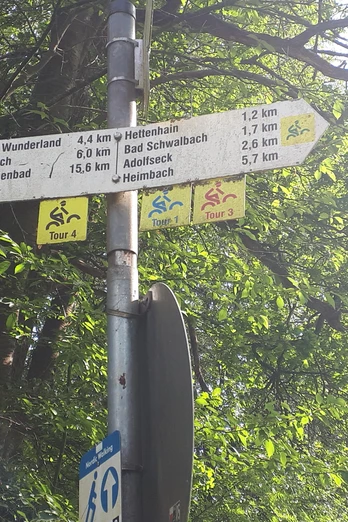 Beschilderung Mountainbike