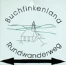 Kennzeichnung Buchfinkenland-Wanderweg Kennzeichnung Buchfinkenland-Wanderweg