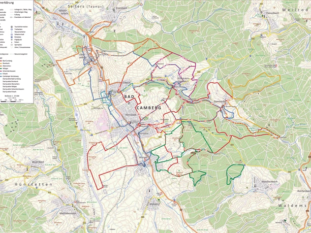 Wanderkarte Bad Camberg