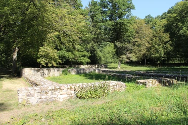 Mauerreste des einstigen römischen Kastells "Kapersburg"