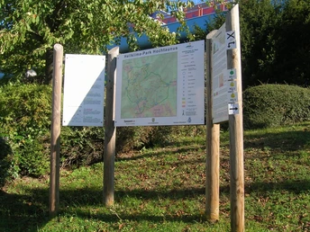 Heilklima-Park-Portal am Kurbad Königstein