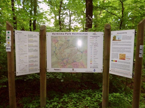 Heilklima-Portal am Waldparkplatz Schardtwald