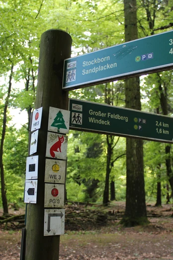 Wegweiser am Fuchstanz