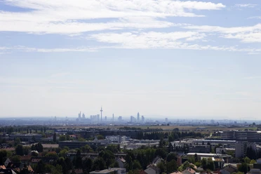 Blick von Bad Homburg nach Frankfurt