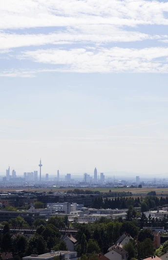 Blick von Bad Homburg nach Frankfurt