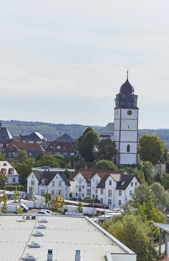Start des Pilgerweges: Laurentiuskirche Usingen