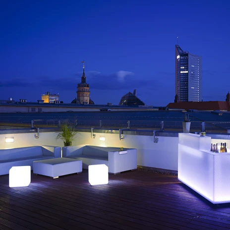 Rooftop terrace of the event venue die tagungslounge | Leipzig Convention Bureau Rooftop terrace of the event venue die tagungslounge – presented by Leipzig Convention Bureau