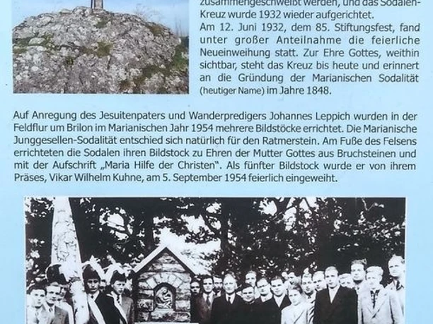 Erklärungstafel Ratmerstein