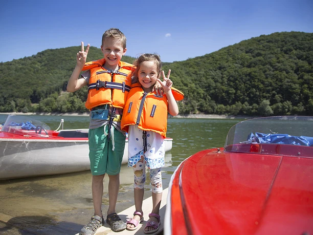 Bootfahren am Diemelsee
