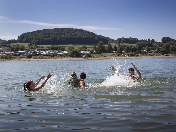Badespaß am Diemelsee