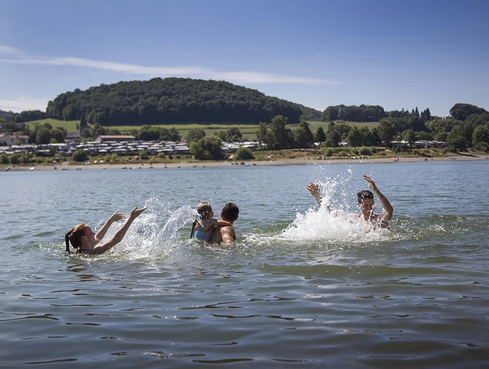 Badespaß am Diemelsee