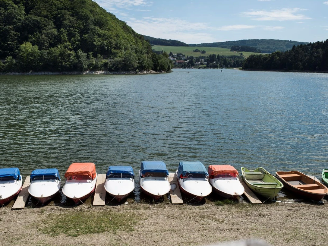 Boote am Diemelsee