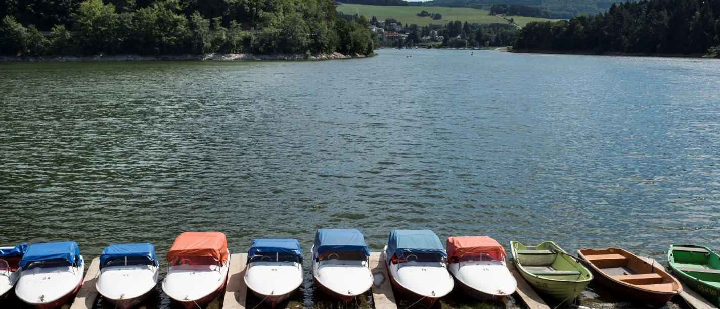 Boote am Diemelsee