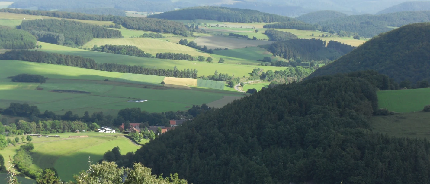 Vom Winterscheidt Blick in den Naturpark