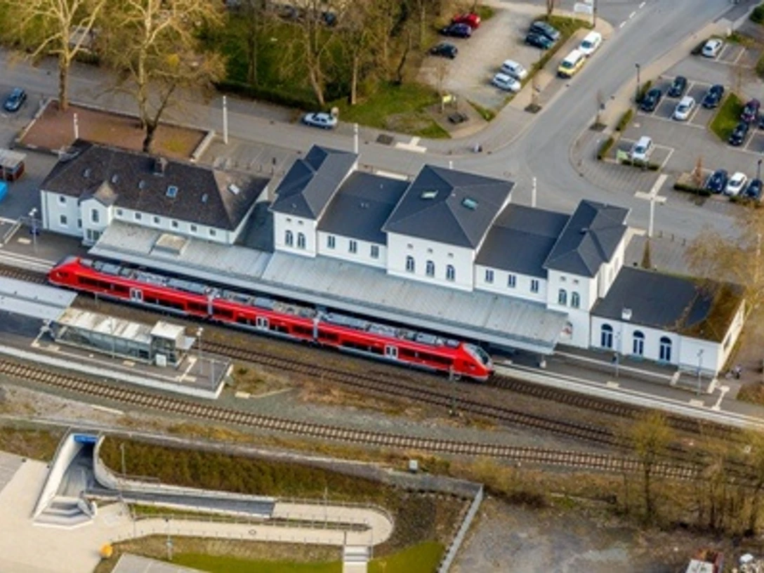 Bahnhof Arnsberg/Westf. / Luftbild