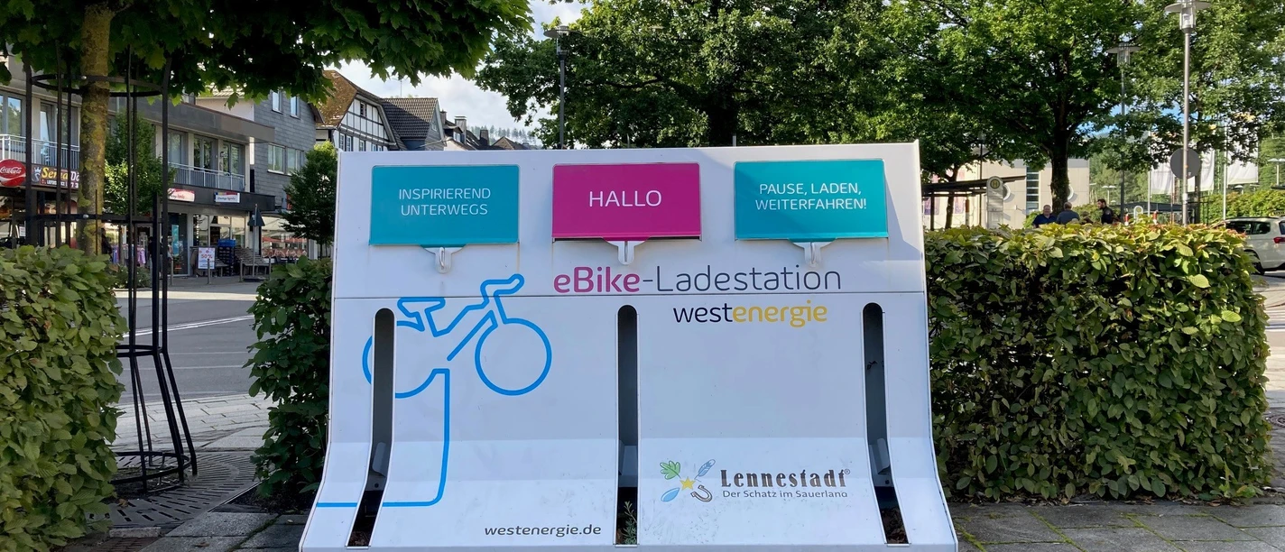 E-Bike Ladestation Altenhundem Bhf.